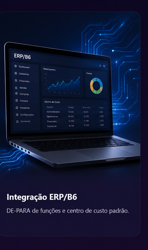 Integração nativa com o B6